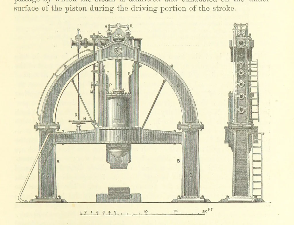 An illustration from Metallurgy. The art of extracting metals from their ores, and adapting them to various purposes of manufacture, etc, 1861, leaf 723