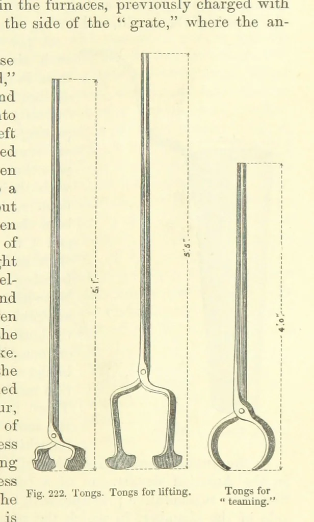 An illustration from Metallurgy. The art of extracting metals from their ores, and adapting them to various purposes of manufacture, etc, 1861, leaf 863