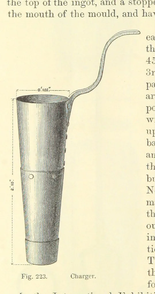 An illustration from Metallurgy. The art of extracting metals from their ores, and adapting them to various purposes of manufacture, etc, 1861, leaf 864