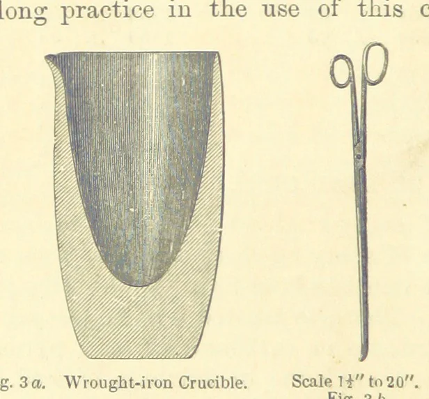An illustration from Metallurgy. The art of extracting metals from their ores, and adapting them to various purposes of manufacture, etc, 1861, leaf 128