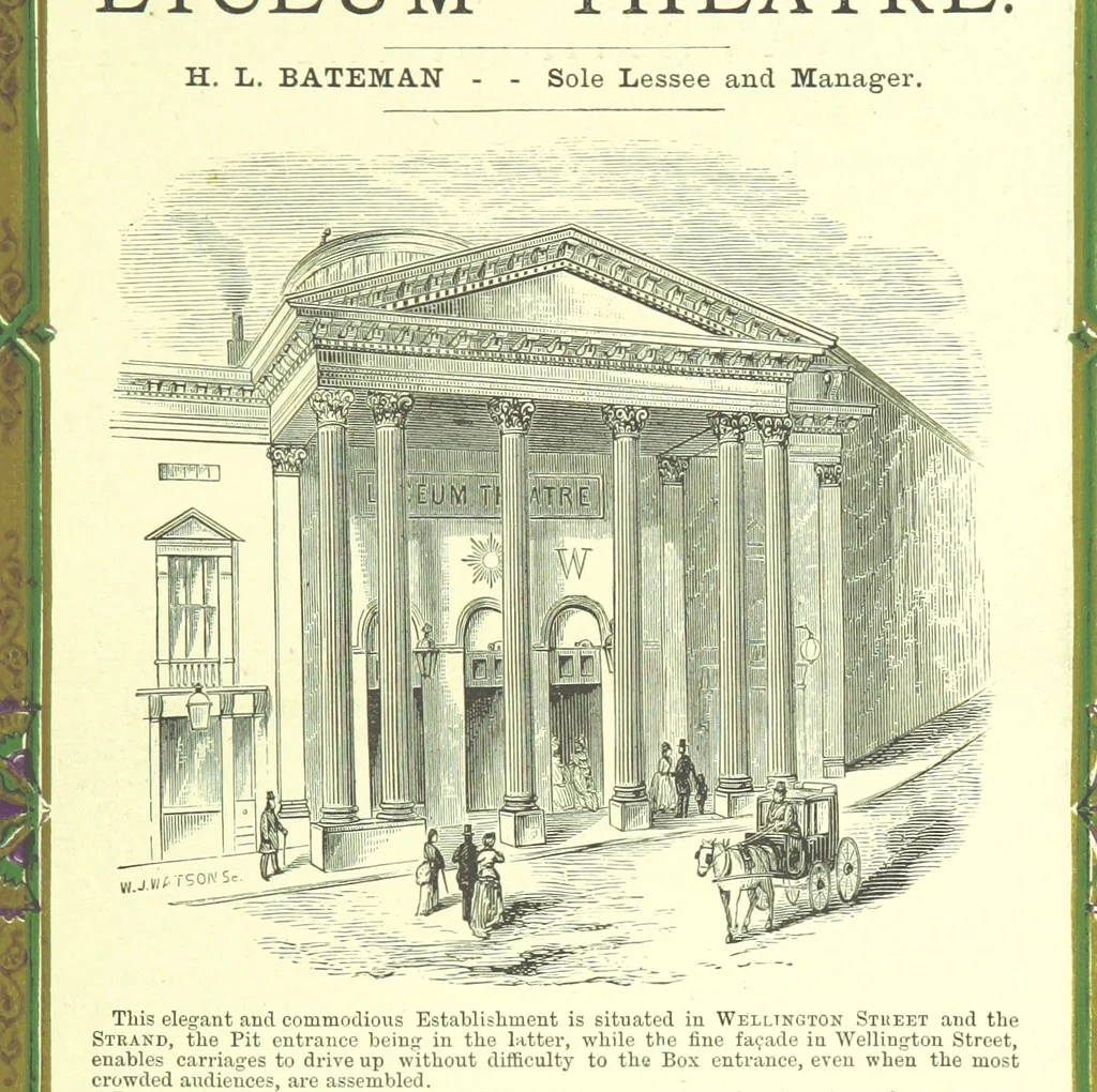 An illustration from London (illustrated). A complete guide to the leading hotels, places of amusement ... Also a directory ... of first-class reliable houses in the various branches of trade, 1872, leaf 101