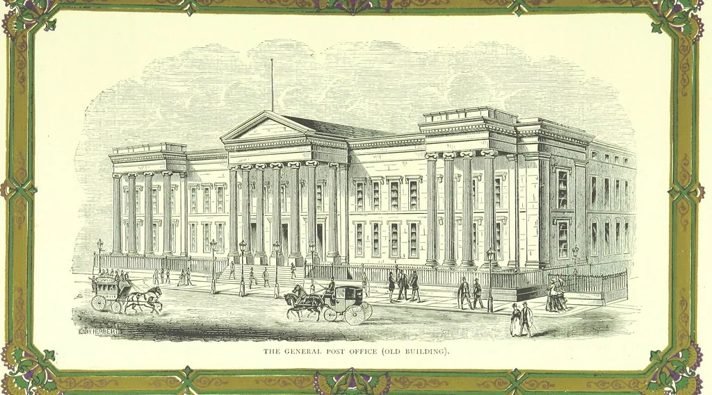 An illustration from London (illustrated). A complete guide to the leading hotels, places of amusement ... Also a directory ... of first-class reliable houses in the various branches of trade, 1872, leaf 125