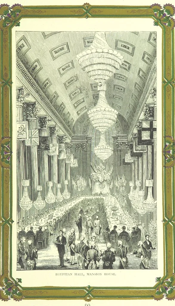 An illustration from London (illustrated). A complete guide to the leading hotels, places of amusement ... Also a directory ... of first-class reliable houses in the various branches of trade, 1872, leaf 131