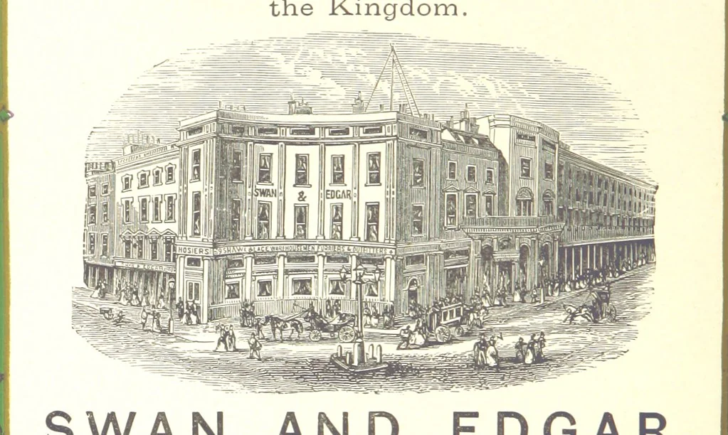 An illustration from London (illustrated). A complete guide to the leading hotels, places of amusement ... Also a directory ... of first-class reliable houses in the various branches of trade, 1872, leaf 184