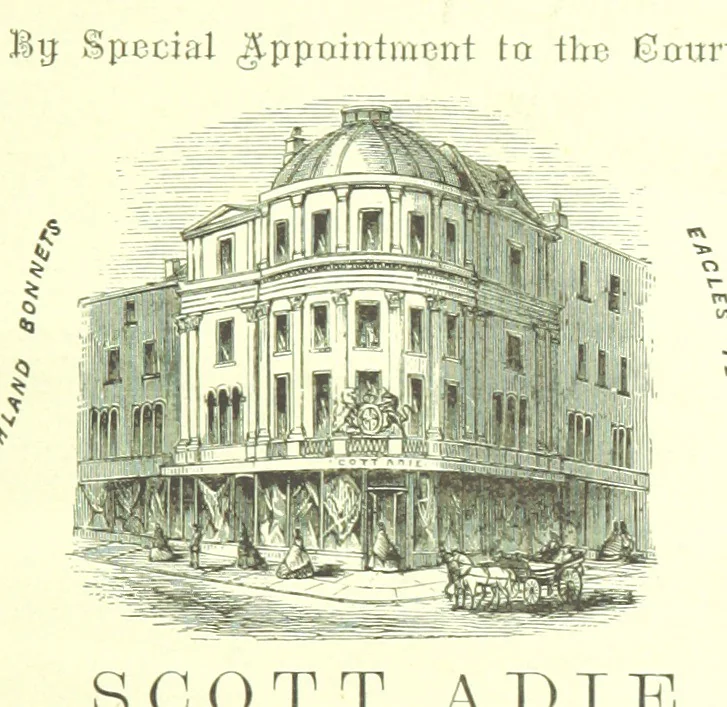 An illustration from London (illustrated). A complete guide to the leading hotels, places of amusement ... Also a directory ... of first-class reliable houses in the various branches of trade, 1872, leaf 195