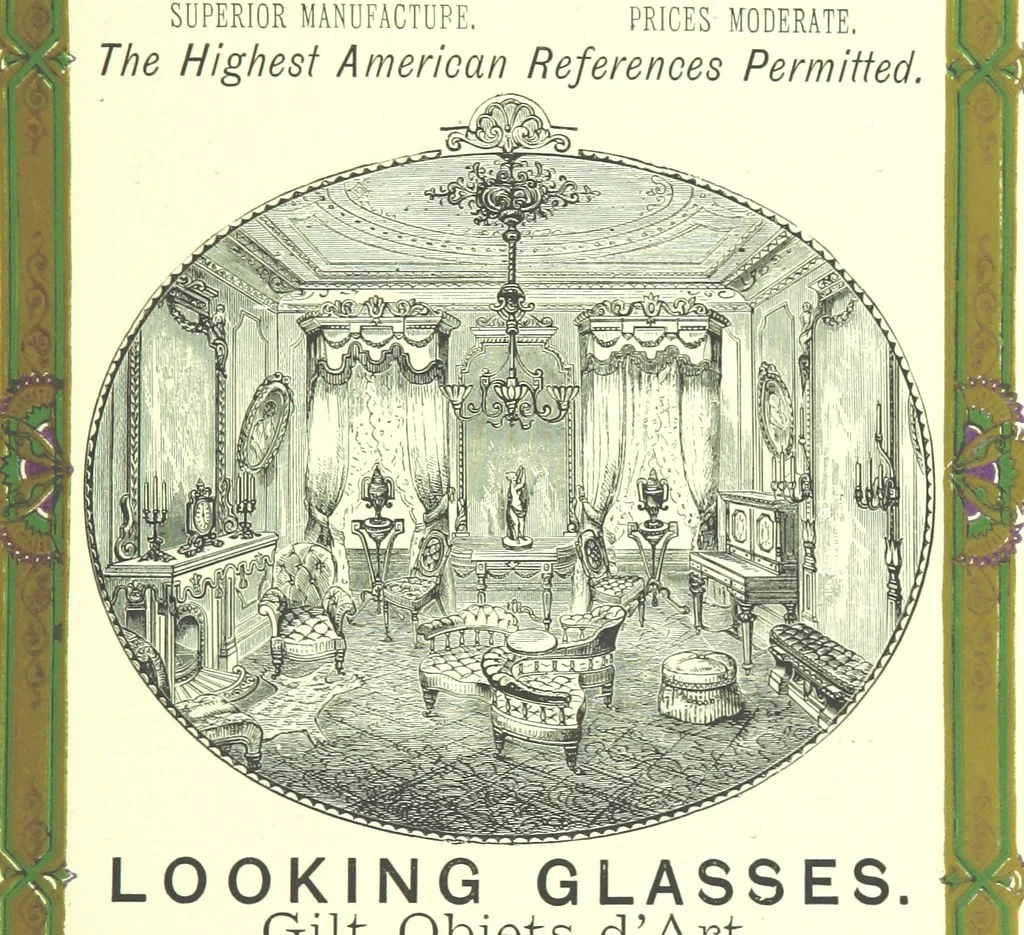 An illustration from London (illustrated). A complete guide to the leading hotels, places of amusement ... Also a directory ... of first-class reliable houses in the various branches of trade, 1872, leaf 205