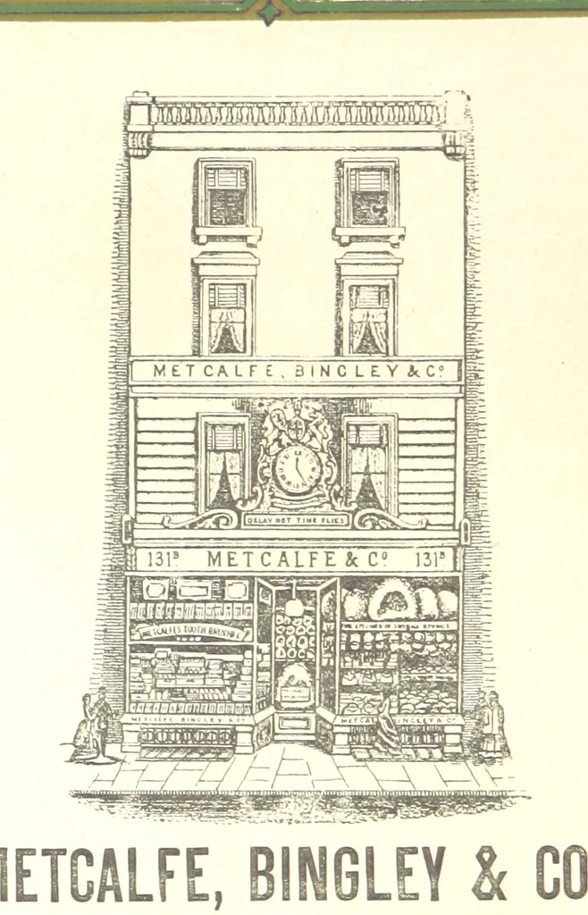 An illustration from London (illustrated). A complete guide to the leading hotels, places of amusement ... Also a directory ... of first-class reliable houses in the various branches of trade, 1872, leaf 214