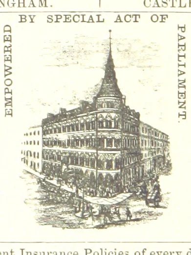 An illustration from London (illustrated). A complete guide to the leading hotels, places of amusement ... Also a directory ... of first-class reliable houses in the various branches of trade, 1872, leaf 230