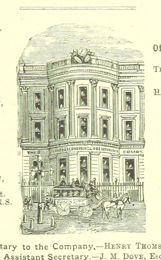 An illustration from London (illustrated). A complete guide to the leading hotels, places of amusement ... Also a directory ... of first-class reliable houses in the various branches of trade, 1872, leaf 231