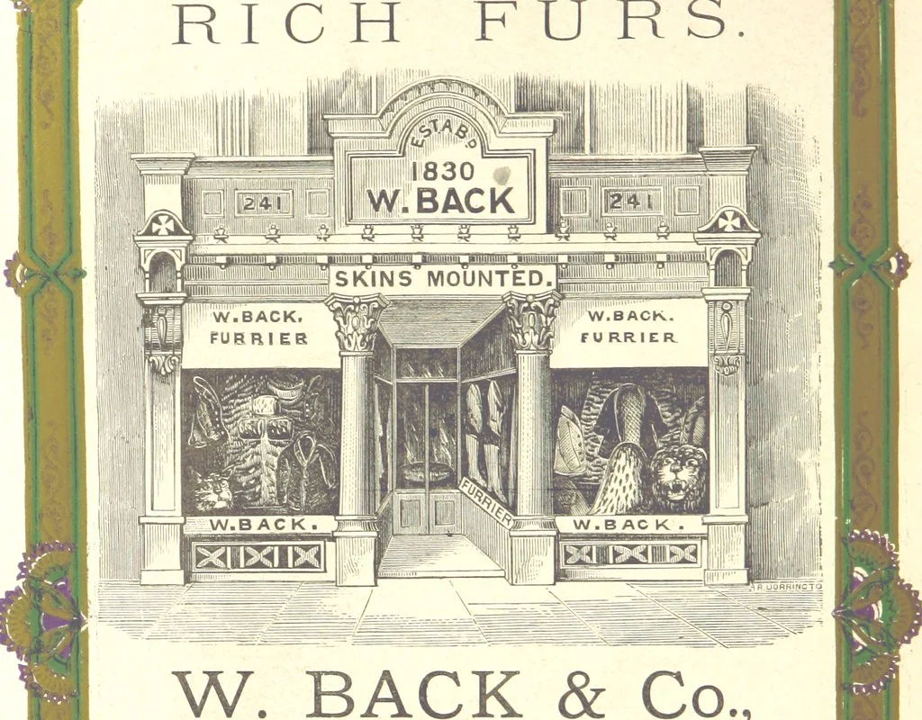 An illustration from London (illustrated). A complete guide to the leading hotels, places of amusement ... Also a directory ... of first-class reliable houses in the various branches of trade, 1872, leaf 252
