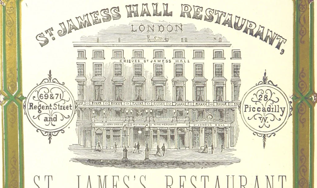 An illustration from London (illustrated). A complete guide to the leading hotels, places of amusement ... Also a directory ... of first-class reliable houses in the various branches of trade, 1872, leaf 46