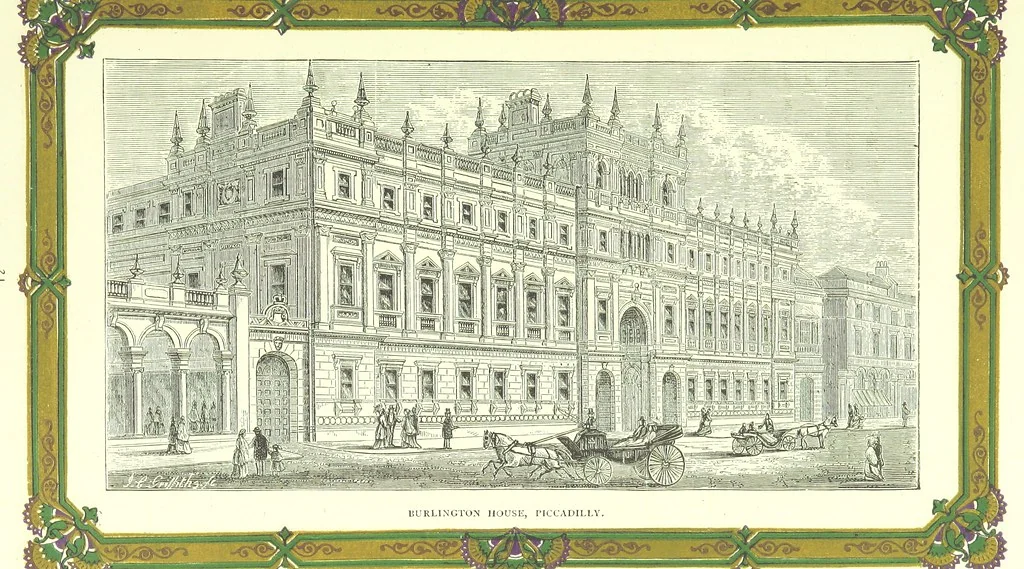 An illustration from London (illustrated). A complete guide to the leading hotels, places of amusement ... Also a directory ... of first-class reliable houses in the various branches of trade, 1872, leaf 53
