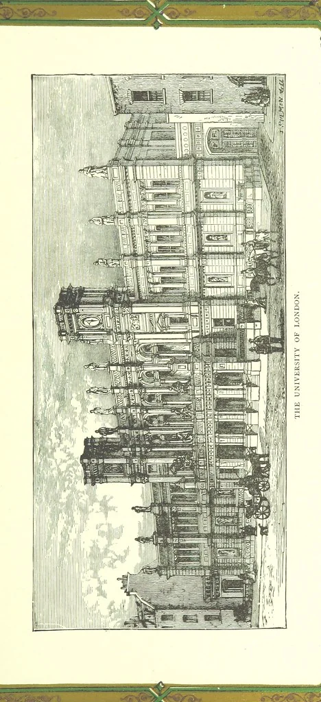 An illustration from London (illustrated). A complete guide to the leading hotels, places of amusement ... Also a directory ... of first-class reliable houses in the various branches of trade, 1872, leaf 55