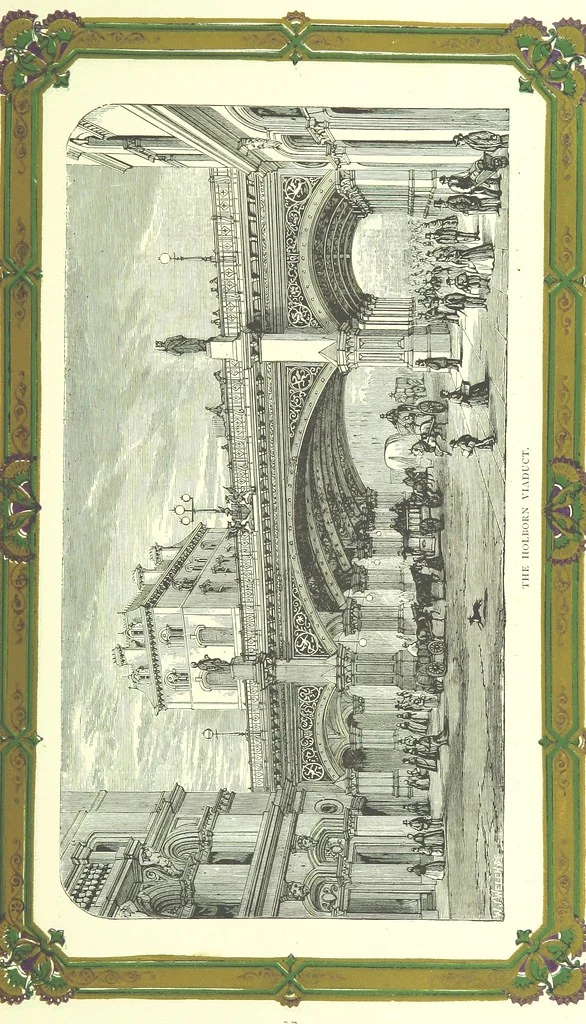 An illustration from London (illustrated). A complete guide to the leading hotels, places of amusement ... Also a directory ... of first-class reliable houses in the various branches of trade, 1872, leaf 59