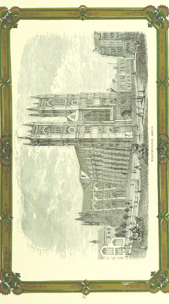 An illustration from London (illustrated). A complete guide to the leading hotels, places of amusement ... Also a directory ... of first-class reliable houses in the various branches of trade, 1872, leaf 79