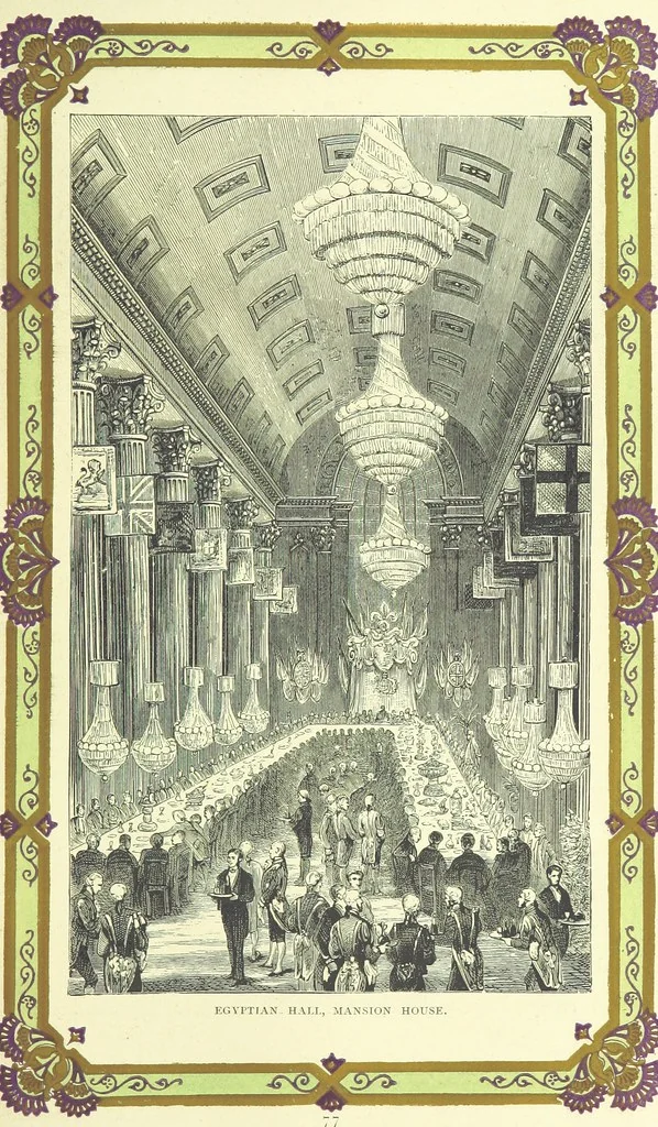 An illustration from London (illustrated). A complete guide to the leading hotels, places of amusement ... Also a directory ... of first-class reliable houses in the various branches of trade, 1872, leaf 109