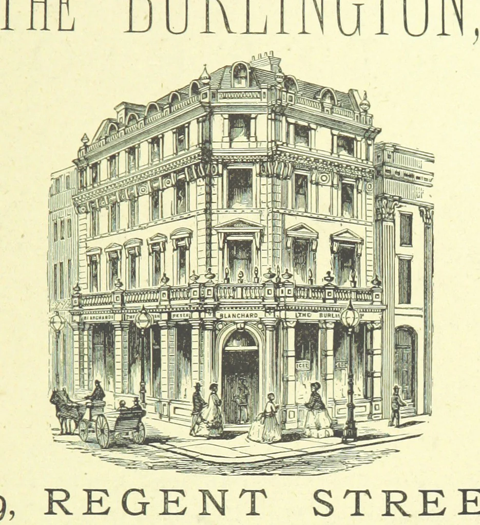 An illustration from London (illustrated). A complete guide to the leading hotels, places of amusement ... Also a directory ... of first-class reliable houses in the various branches of trade, 1872, leaf 191