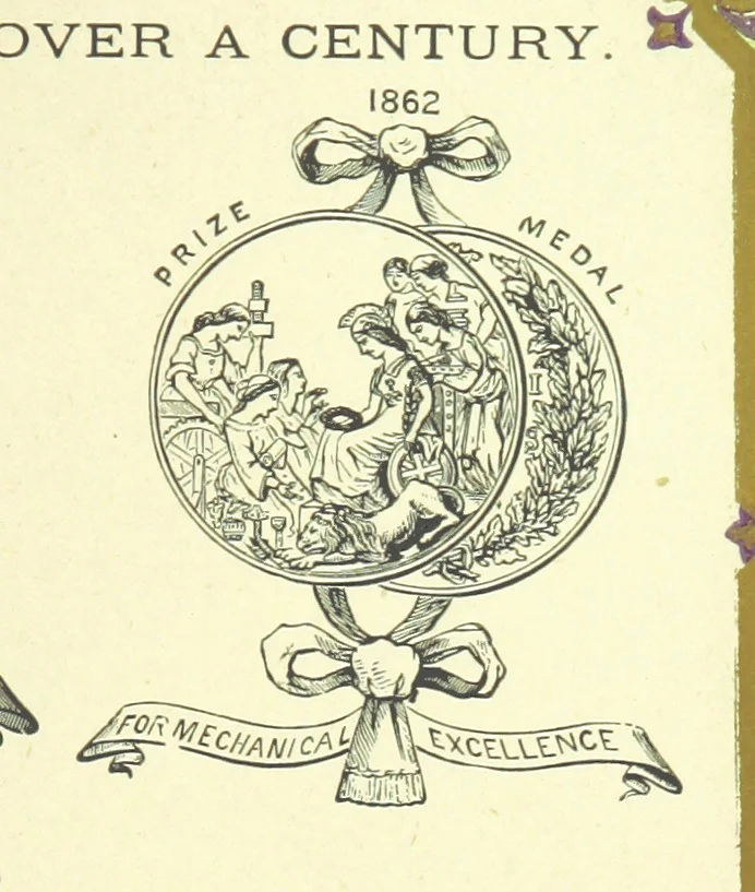 An illustration from London (illustrated). A complete guide to the leading hotels, places of amusement ... Also a directory ... of first-class reliable houses in the various branches of trade, 1872, leaf 199