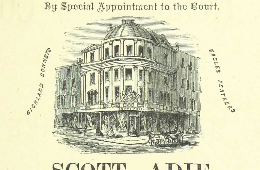 An illustration from London (illustrated). A complete guide to the leading hotels, places of amusement ... Also a directory ... of first-class reliable houses in the various branches of trade, 1872, leaf 215
