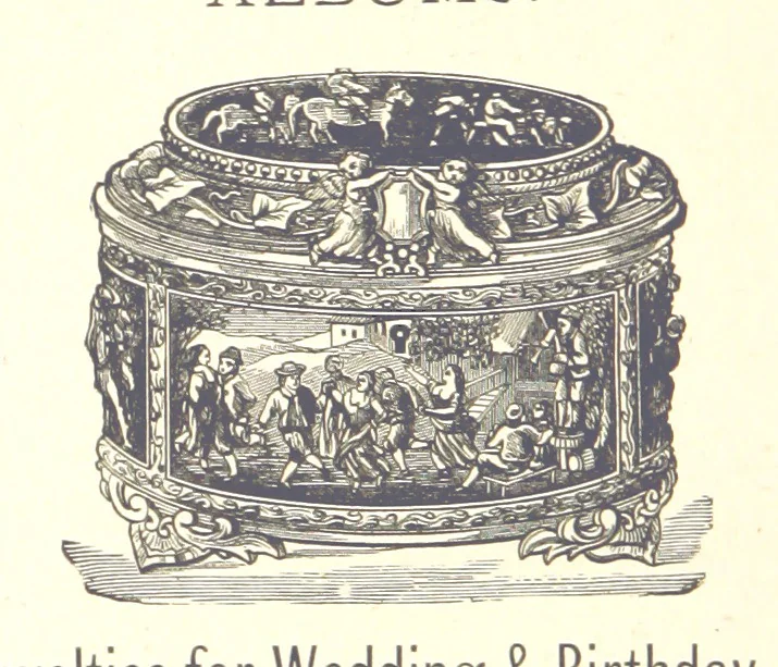 An illustration from London (illustrated). A complete guide to the leading hotels, places of amusement ... Also a directory ... of first-class reliable houses in the various branches of trade, 1872, leaf 228
