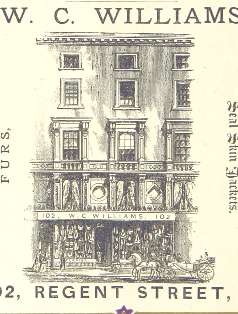 An illustration from London (illustrated). A complete guide to the leading hotels, places of amusement ... Also a directory ... of first-class reliable houses in the various branches of trade, 1872, leaf 242