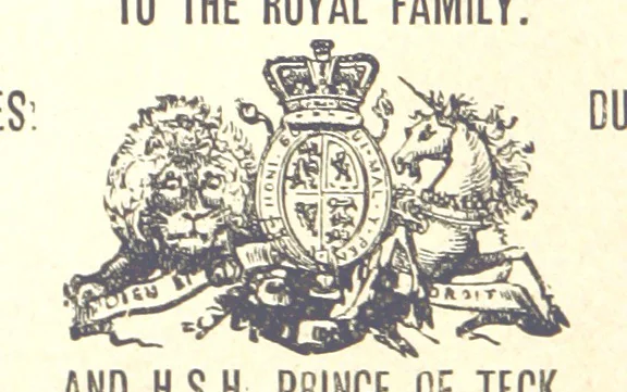 An illustration from London (illustrated). A complete guide to the leading hotels, places of amusement ... Also a directory ... of first-class reliable houses in the various branches of trade, 1872, leaf 246
