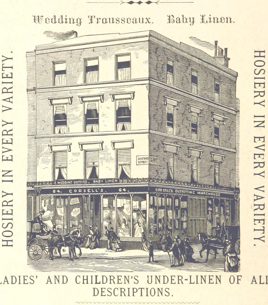An illustration from London (illustrated). A complete guide to the leading hotels, places of amusement ... Also a directory ... of first-class reliable houses in the various branches of trade, 1872, leaf 256