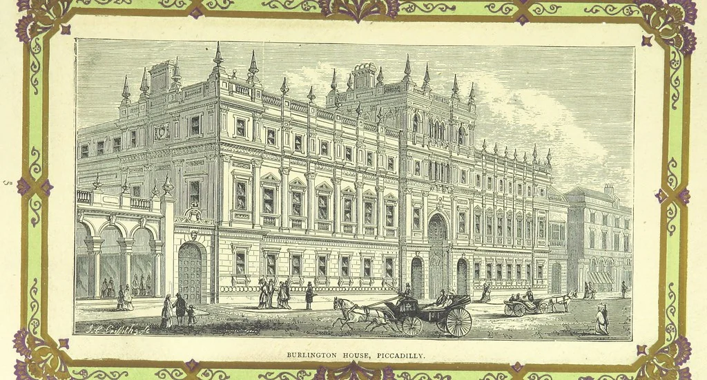 An illustration from London (illustrated). A complete guide to the leading hotels, places of amusement ... Also a directory ... of first-class reliable houses in the various branches of trade, 1872, leaf 37