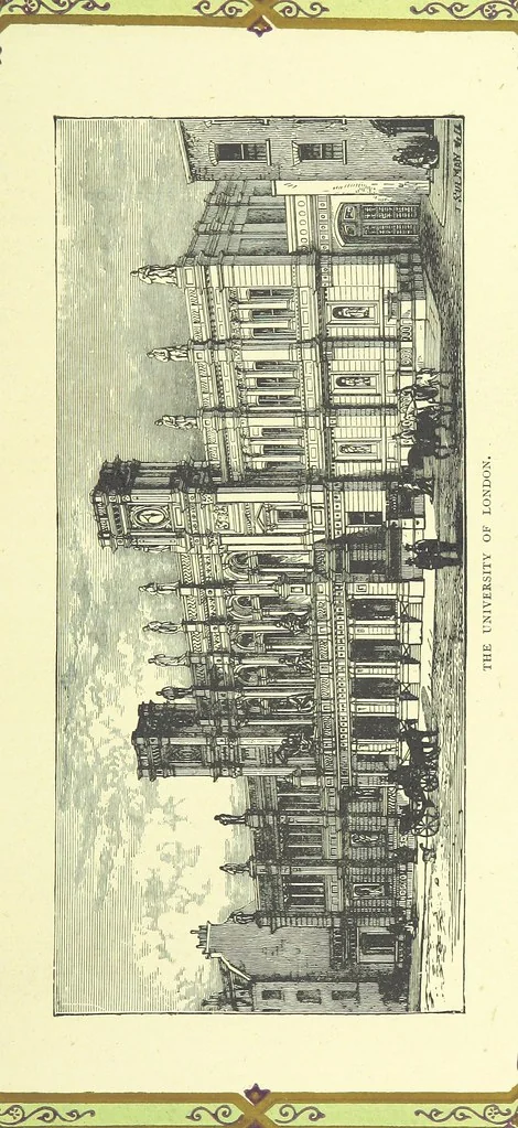 An illustration from London (illustrated). A complete guide to the leading hotels, places of amusement ... Also a directory ... of first-class reliable houses in the various branches of trade, 1872, leaf 39