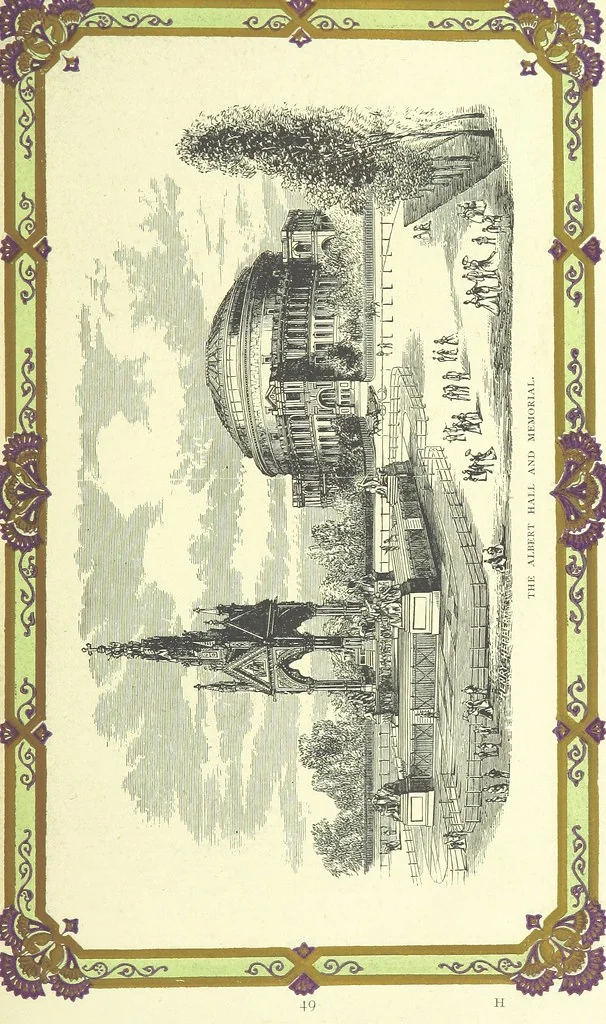 An illustration from London (illustrated). A complete guide to the leading hotels, places of amusement ... Also a directory ... of first-class reliable houses in the various branches of trade, 1872, leaf 81