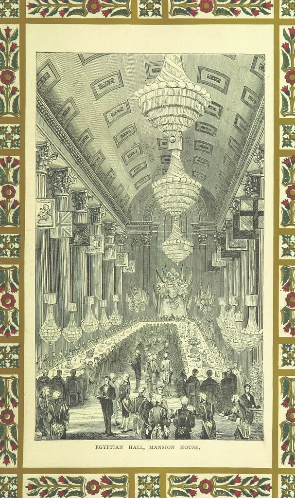 An illustration from London (illustrated). A complete guide to the leading hotels, places of amusement ... Also a directory ... of first-class reliable houses in the various branches of trade, 1872, leaf 107