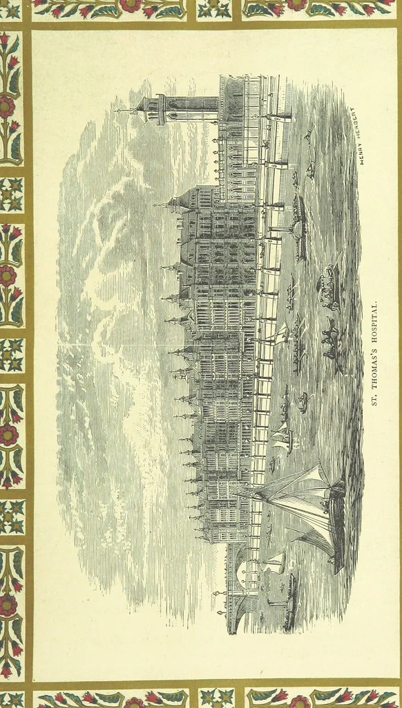 An illustration from London (illustrated). A complete guide to the leading hotels, places of amusement ... Also a directory ... of first-class reliable houses in the various branches of trade, 1872, leaf 113