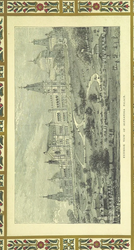 An illustration from London (illustrated). A complete guide to the leading hotels, places of amusement ... Also a directory ... of first-class reliable houses in the various branches of trade, 1872, leaf 117