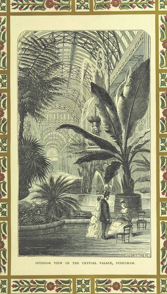 An illustration from London (illustrated). A complete guide to the leading hotels, places of amusement ... Also a directory ... of first-class reliable houses in the various branches of trade, 1872, leaf 123