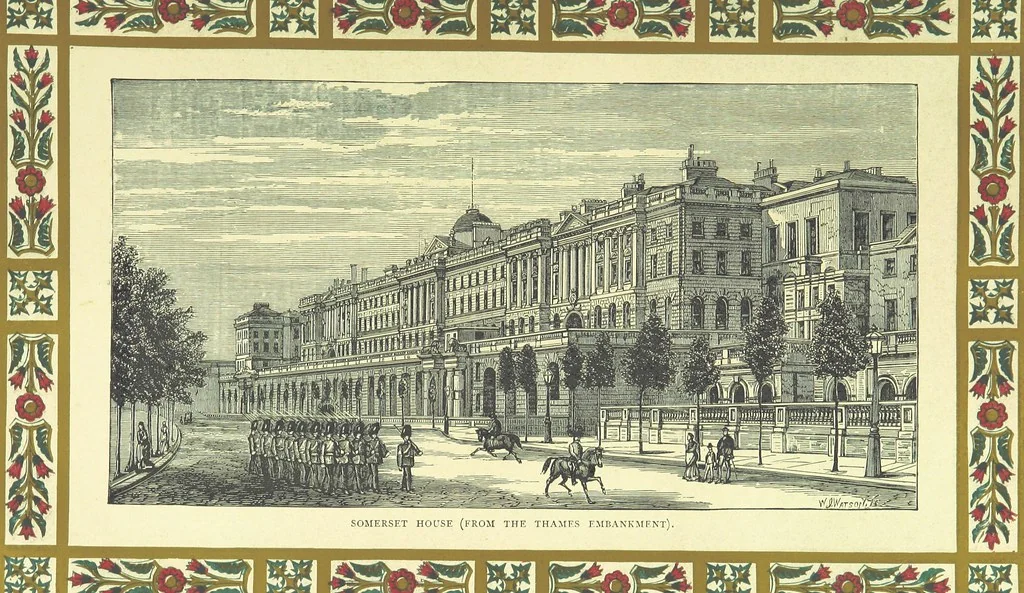 An illustration from London (illustrated). A complete guide to the leading hotels, places of amusement ... Also a directory ... of first-class reliable houses in the various branches of trade, 1872, leaf 161