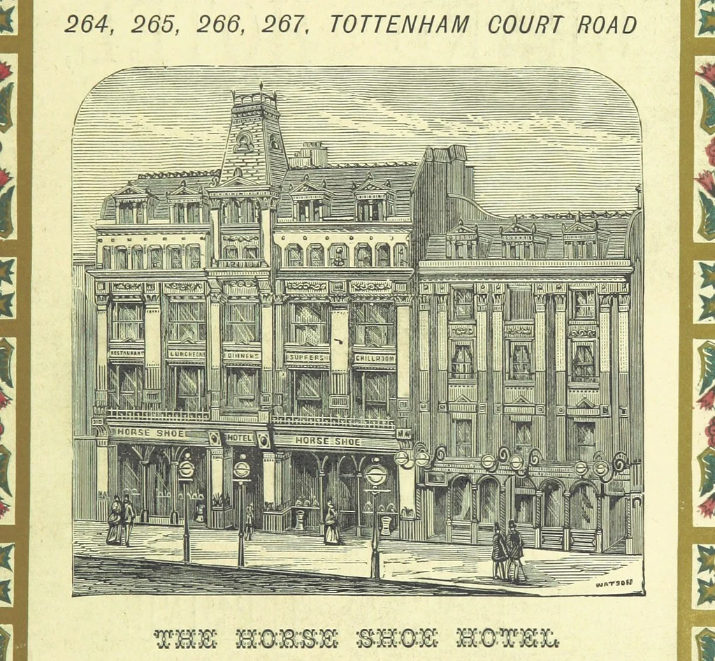 An illustration from London (illustrated). A complete guide to the leading hotels, places of amusement ... Also a directory ... of first-class reliable houses in the various branches of trade, 1872, leaf 209