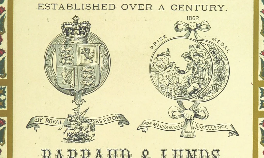 An illustration from London (illustrated). A complete guide to the leading hotels, places of amusement ... Also a directory ... of first-class reliable houses in the various branches of trade, 1872, leaf 217