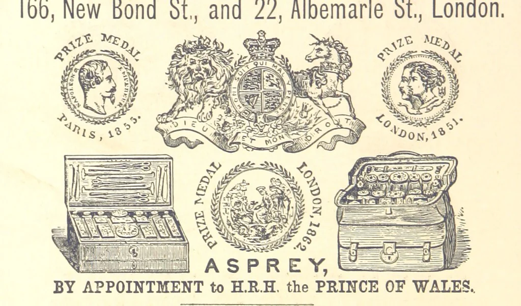 An illustration from London (illustrated). A complete guide to the leading hotels, places of amusement ... Also a directory ... of first-class reliable houses in the various branches of trade, 1872, leaf 218