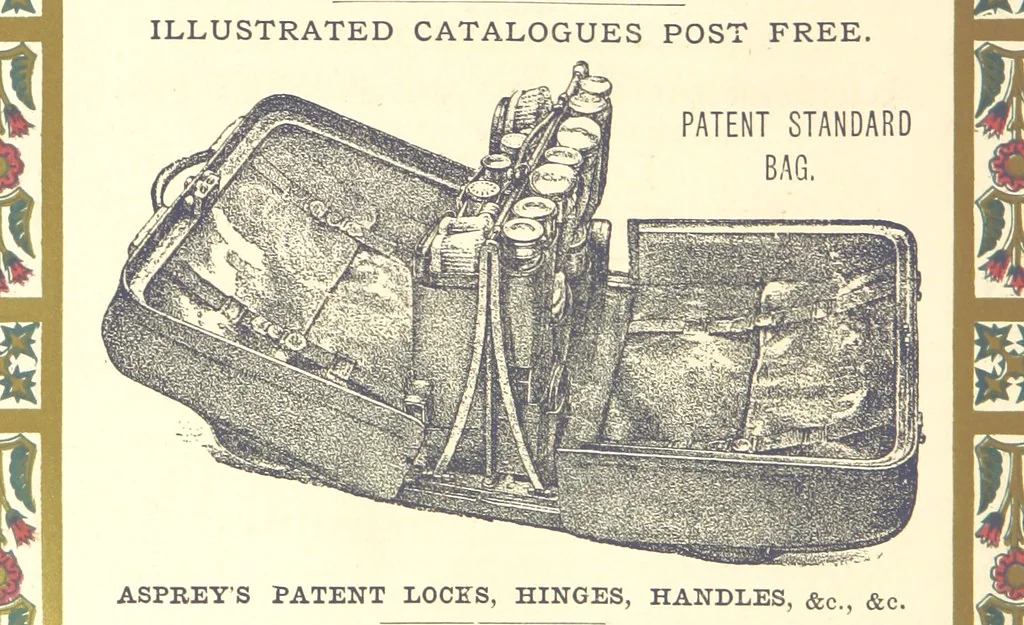 An illustration from London (illustrated). A complete guide to the leading hotels, places of amusement ... Also a directory ... of first-class reliable houses in the various branches of trade, 1872, leaf 218