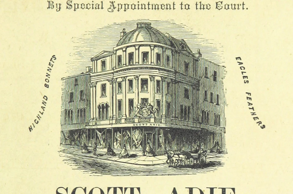 An illustration from London (illustrated). A complete guide to the leading hotels, places of amusement ... Also a directory ... of first-class reliable houses in the various branches of trade, 1872, leaf 227