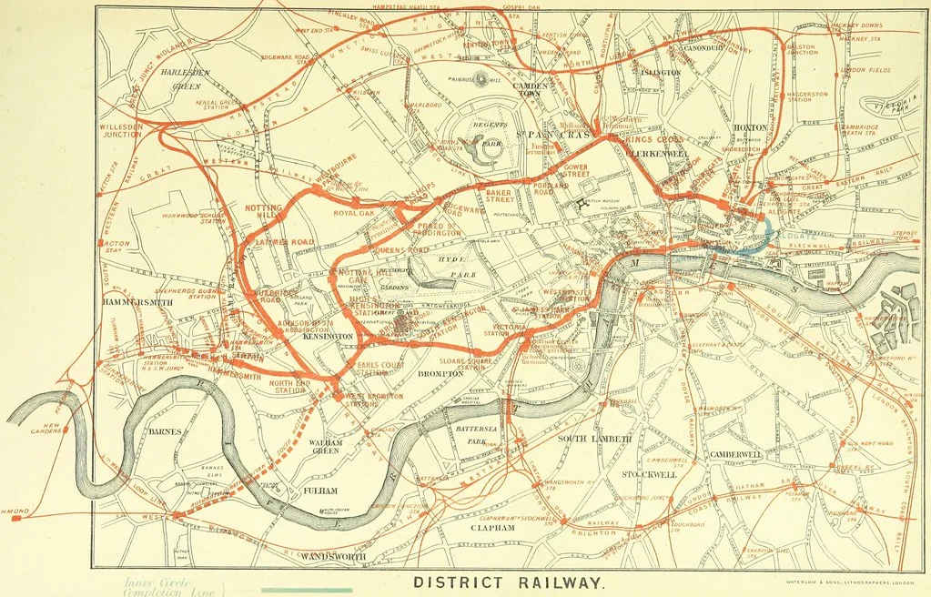 An illustration from London (illustrated). A complete guide to the leading hotels, places of amusement ... Also a directory ... of first-class reliable houses in the various branches of trade, 1872, leaf 25