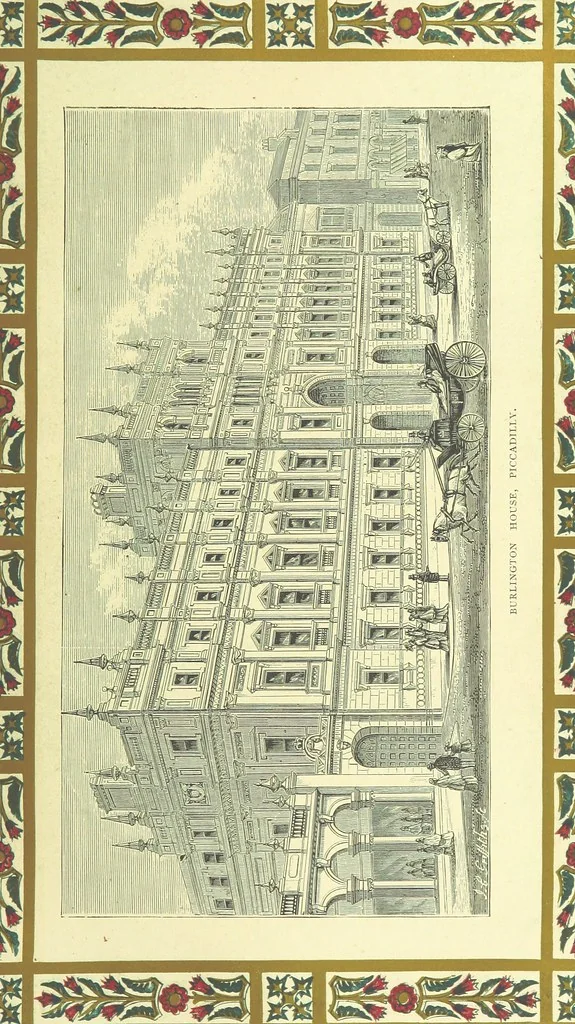 An illustration from London (illustrated). A complete guide to the leading hotels, places of amusement ... Also a directory ... of first-class reliable houses in the various branches of trade, 1872, leaf 31