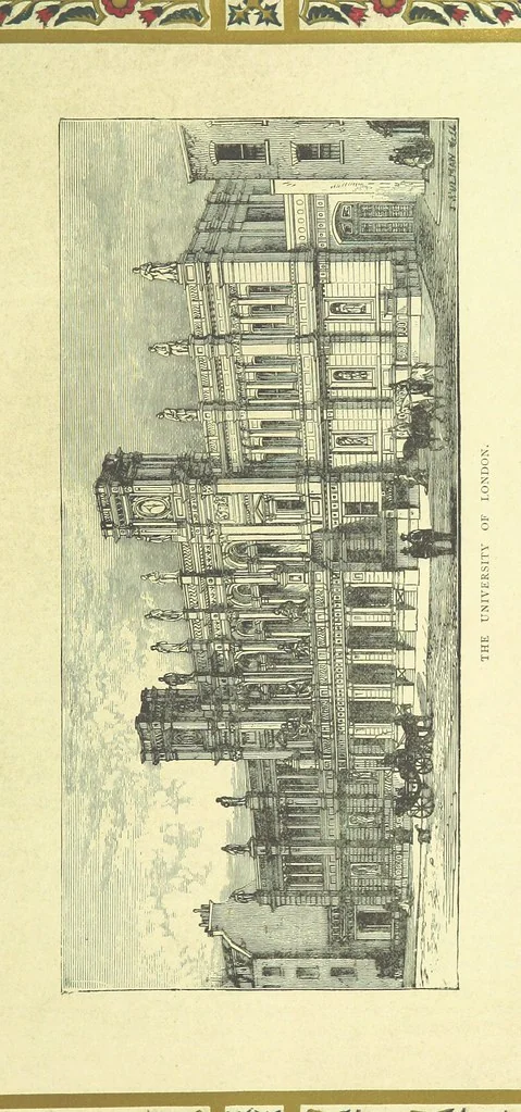 An illustration from London (illustrated). A complete guide to the leading hotels, places of amusement ... Also a directory ... of first-class reliable houses in the various branches of trade, 1872, leaf 33