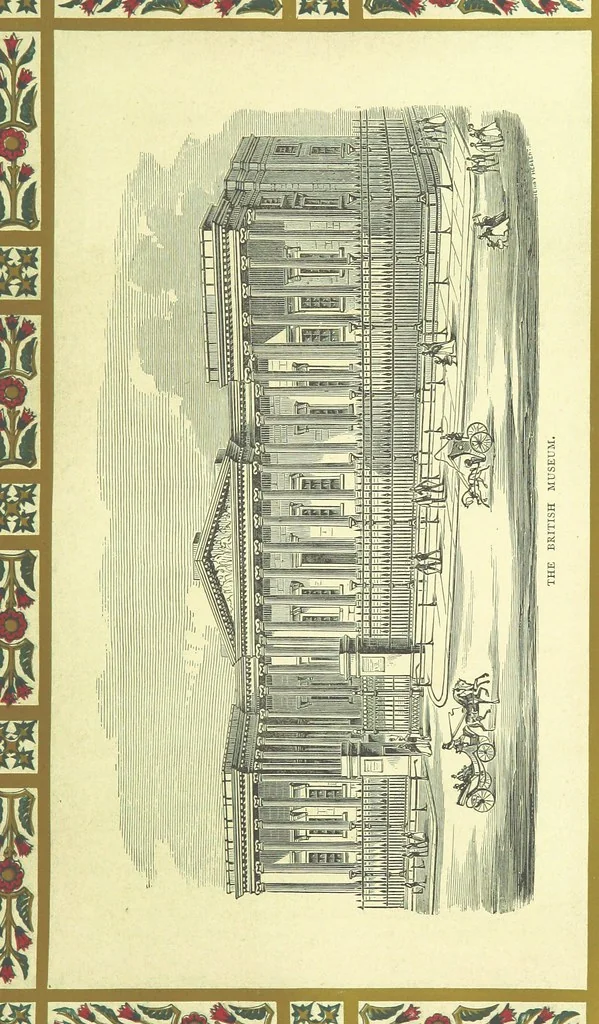 An illustration from London (illustrated). A complete guide to the leading hotels, places of amusement ... Also a directory ... of first-class reliable houses in the various branches of trade, 1872, leaf 73