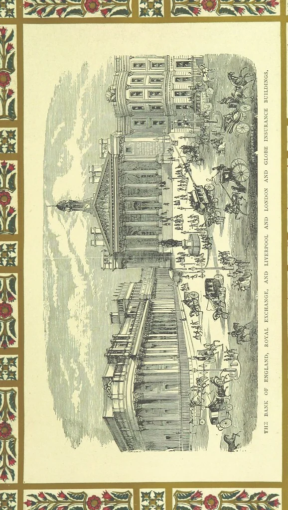 An illustration from London (illustrated). A complete guide to the leading hotels, places of amusement ... Also a directory ... of first-class reliable houses in the various branches of trade, 1872, leaf 97