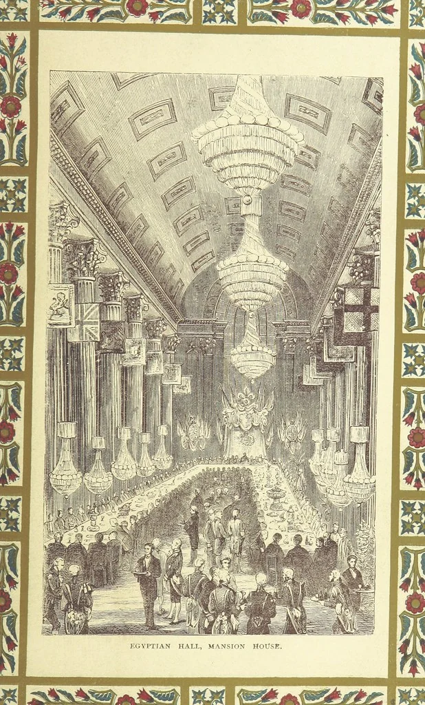 An illustration from London (illustrated). A complete guide to the leading hotels, places of amusement ... Also a directory ... of first-class reliable houses in the various branches of trade, 1872, leaf 101