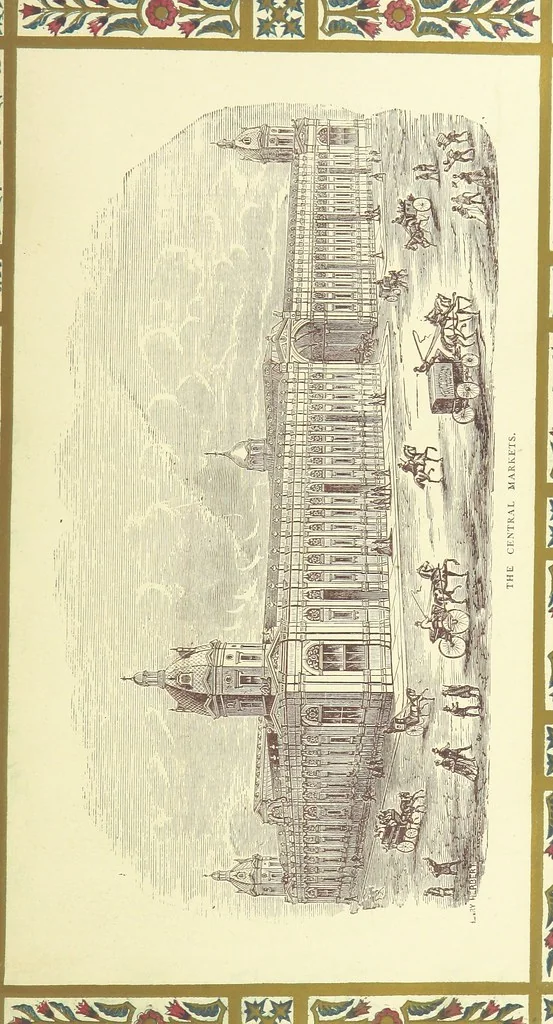 An illustration from London (illustrated). A complete guide to the leading hotels, places of amusement ... Also a directory ... of first-class reliable houses in the various branches of trade, 1872, leaf 103