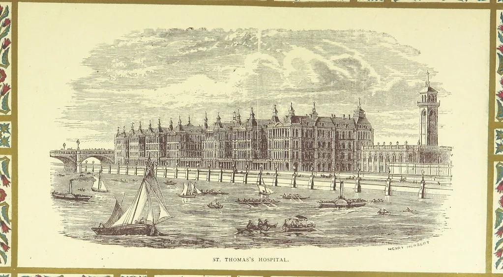 An illustration from London (illustrated). A complete guide to the leading hotels, places of amusement ... Also a directory ... of first-class reliable houses in the various branches of trade, 1872, leaf 107