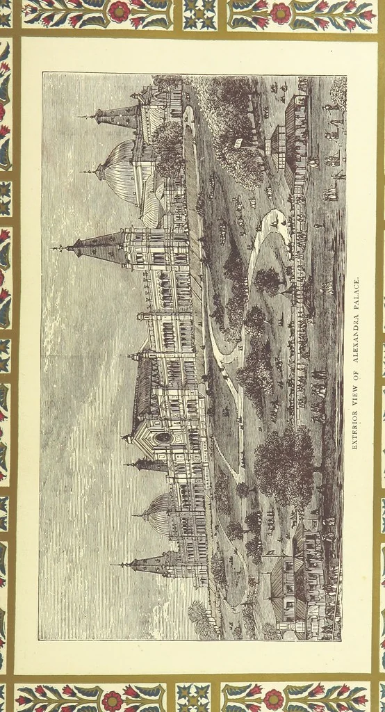 An illustration from London (illustrated). A complete guide to the leading hotels, places of amusement ... Also a directory ... of first-class reliable houses in the various branches of trade, 1872, leaf 111