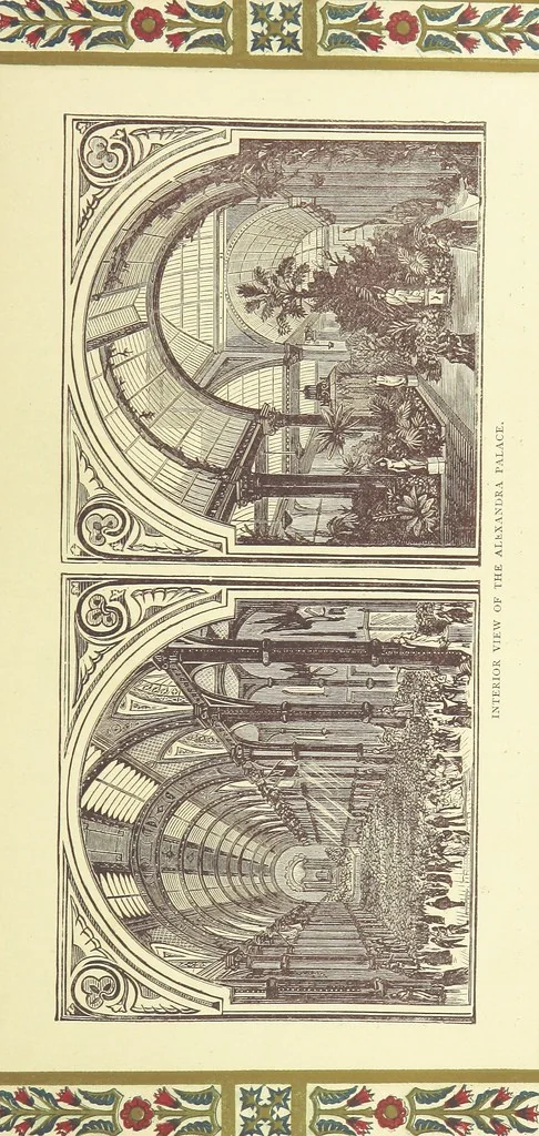 An illustration from London (illustrated). A complete guide to the leading hotels, places of amusement ... Also a directory ... of first-class reliable houses in the various branches of trade, 1872, leaf 113